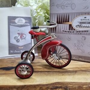 Hallmark Kiddie Car Classic  Sidewalk Cruiser Collection 1937 De Luxe Velocipede